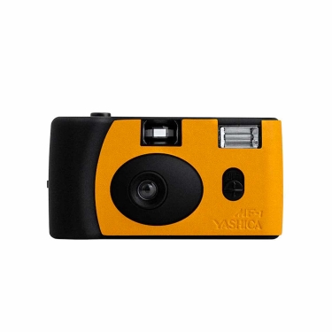 Yashica MF-1 Leather Art Camera (black/orange)