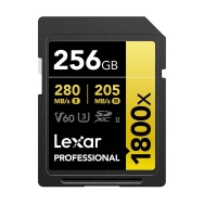Lexar Pro 1800X SDXC UHS-II 256GB Memory Card 2 Pack