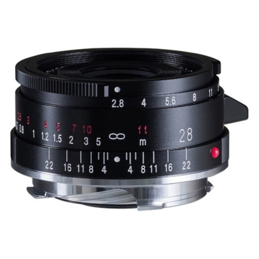 Voigtlander 28mm f2.8 Color-Skopar Type II Aspherical Lens for Leica M Mount (Black)