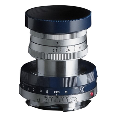 Voigtlander APO-LANTHAR 50mm f3.5 Type I VM Lens for Leica M Mount (Navy & Chrome)