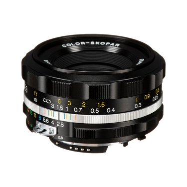 Voigtlander 28mm F2.8 SLII S Color-Skopar Silver (Nikon AIS)