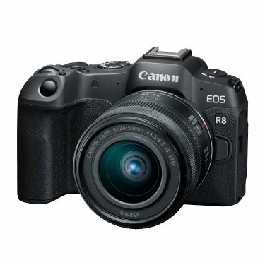 Open Box Canon EOS R8 Camera w/ 24-50mm STM Lens