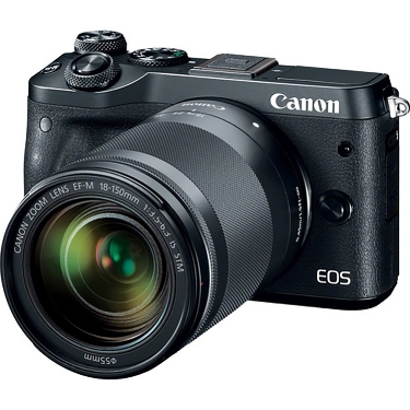 Canon EOS M6 with 18-150mm Lens (black) - Open Box