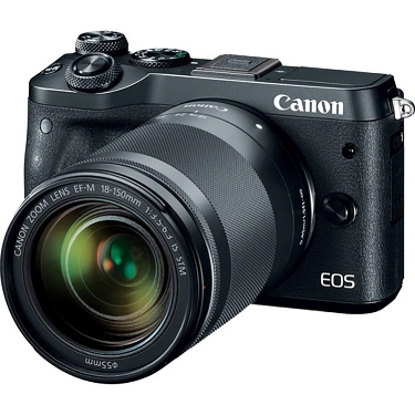 Open Box Canon M6 With 18-150mm Black