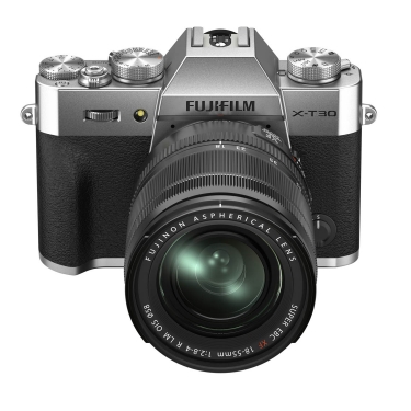 Fujifilm  X-T30 II Camera with 18-55mm F2.8-4.0 Lens (Silver)