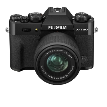 Fujifilm X-T30 II Camera with 15-45mm F3.5-5.6 Lens (Black)