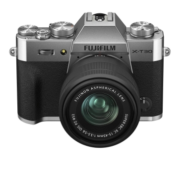 Fujifilm X-T30 II Camera with 15-45mm F3.5-5.6  Lens (Silver)