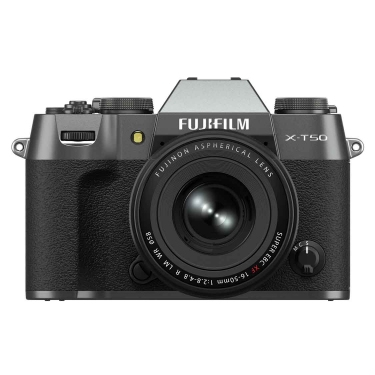 Fujifilm X-T50 Camera with 16-50mm Lens (Charcoal Silver)