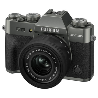 Fujifilm X-T30 III Camera with 13-33mm F3.5-6.3 OIS Lens (Charcoal Silver)