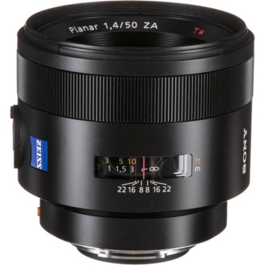 Sony Planar T* 50mm f/1.4 ZA SSM Lens - Open Box