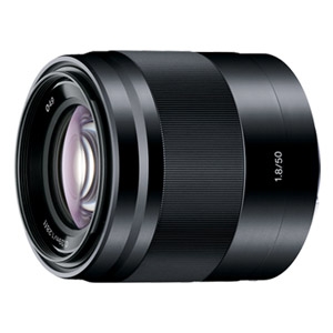 Sony E 50mm F1.8 OSS Lens (black)
