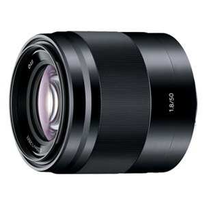 Sony E 50mm f/1.8 OSS Lens (Black) 