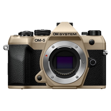 OM System OM-5 Mark II Camera Body (Sand Beige)