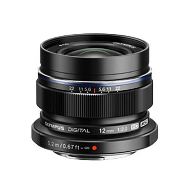 OM System PEN MSC 12mm F2.0 Micro Four Thirds Mount Lens (black)