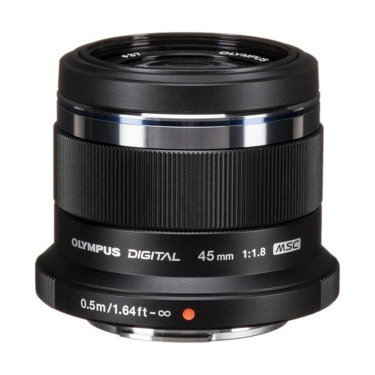 OM System PEN MSC 45mm F1.8 Lens for Micro Four Thirds Mount (Black)
