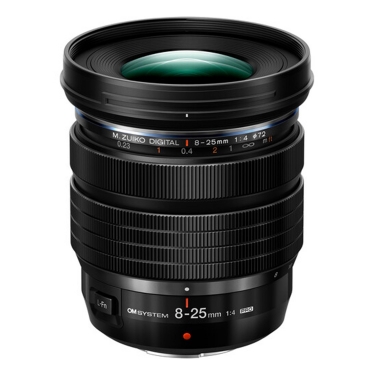 OM System ED 8-25mm f4 Pro Lens for Micro Four Thirds Mount