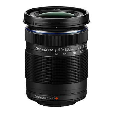 OM System ED 40-150mm BLK f4-5.6 R Lens for Micro Four Thirds Mount