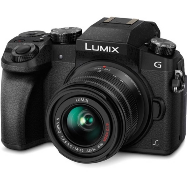 Panasonic Lumix DMC-G7 (black) with 14-42mm OIS II Lens - Open Box
