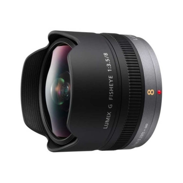 Panasonic 8mm F3.5 Fish-eye Lens for Micro 4/3 Mount - Open Box