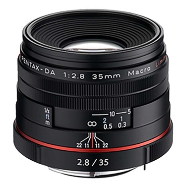 Pentax DA 35mm F2.8 Macro HD Limited Lens (Black)