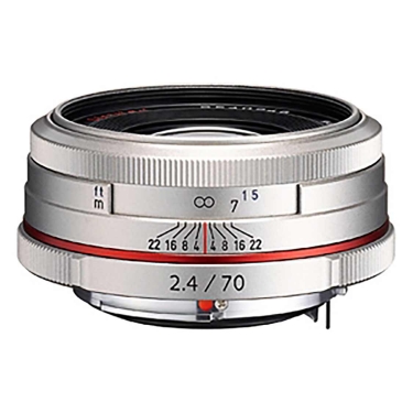 Pentax DA 70mm F2.4 HD Limited Lens (silver)