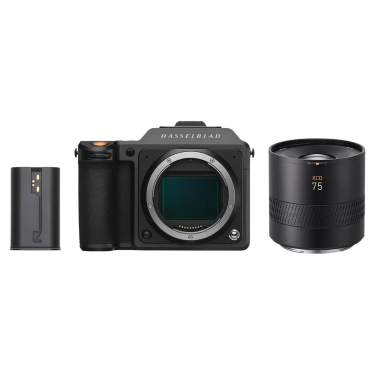 Hasselblad X2D 100C Camera with 75mm f3.4 P Lens Lightweight Portrait Kit
