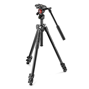 Manfrotto 290 Light Tripod Legs with MVH400AH Video Head