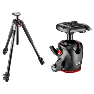 Manfrotto MT190XPRO3 Aluminum Tripod Kit with MHXPRO-BHQ2 XPRO Ball Head