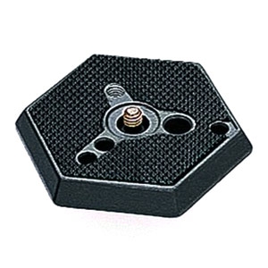 Manfrotto 030-14 Hexagonal Adapter Plate with 1/4-inch Screw