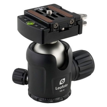 Leofoto NB-40 Ball Head with Lever-Release Clamp & Quick Release Plate