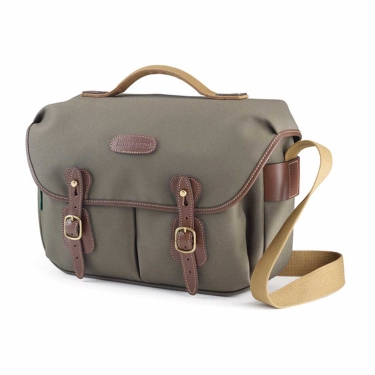 Billingham Hadley Pro Sage Shoulder Bag (Fibrenyte/Chocolate Leather)