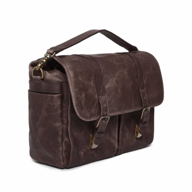 ONA The Brixton Leather Messenger Bag (Dark Truffle)