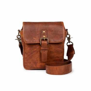 ONA Bond Street Leather Messenger Bag (Antique Cognac)