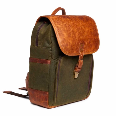 ONA Monterey Backpack (Olive/Antique Cognac)