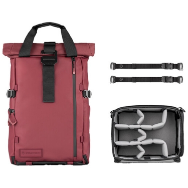 WANDRD PRVKE V4 Backpack Photo Bundle (Rhone Burgundy, 31L)