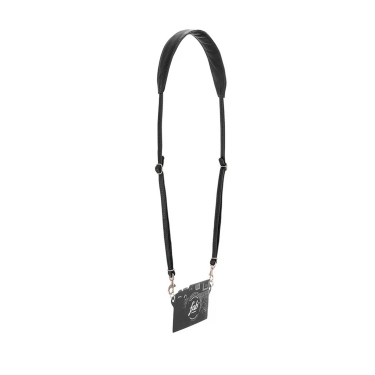 Fab F11 39-55 Inch Adjustable Padded Leather Strap (Black)