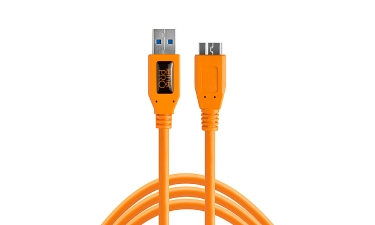 Tether Tools Tetherpro USB 3.0 To Micro-B 15 (4.6m) High Visibility Orange