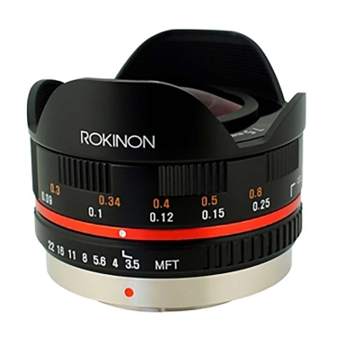 Rokinon 7.5mm F3.5 Lens for Micro Four Thirds Mount (Black)