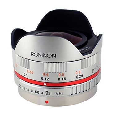 Rokinon 7.5mm F3.5 Micro Four Thirds Lens (silver)