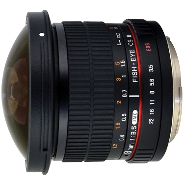 Rokinon 8mm HD F3.5 Lens (Canon) - Open Box