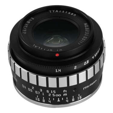 TTArtisan APS-C 23mm F1.4 Lens for Canon EF-M Mount (Black & Silver)