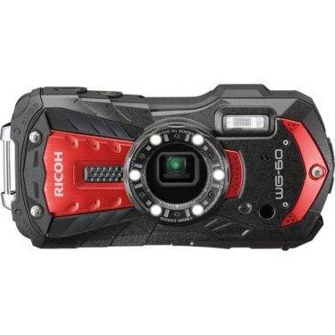 Ricoh WG-60 Waterproof Digital Camera (red) - Open Box