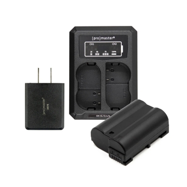 Promaster EN-EL15C Battery & USB-C Dual Charger Kit