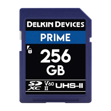 Delkin 256GB Prime SDXC UHS-II V60 Memory Card