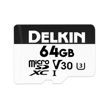 Delkin Action Hyperspeed 64GB V30 UHS-I MicroSDXC Memory Card