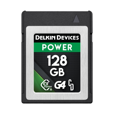Delkin Power CFExpress Type B 128GB 1700MBS G4 Memory Card