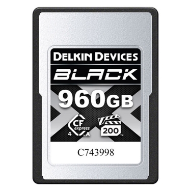 Delkin 960GB BLACK CFexpress Type A 4.0 Memory Card