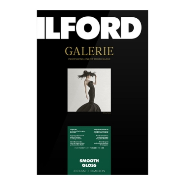 Ilford Galerie Smooth Gloss Paper (13x19 Inch, 25 Sheets)