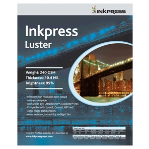 Inkpress Luster 17in x 100ft Paper
