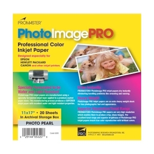 Promaster PhotoImage PRO 11x17 Pearl Inkjet Paper (20 sheet)